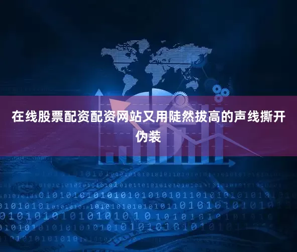 在线股票配资配资网站又用陡然拔高的声线撕开伪装