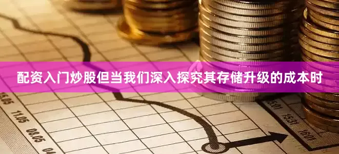 配资入门炒股但当我们深入探究其存储升级的成本时